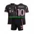 Camisola Inter Miami Lionel Messi 10 Criança Equipamento Segundo 2023 Manga Curta